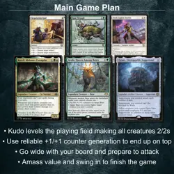 Kudo, King Among Bears Magic Gathering Commander Bears +1 counters Deck EDH - Image 2