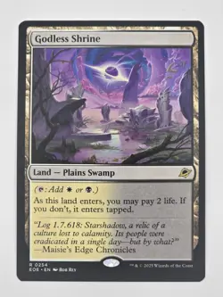 MTG Edge Of Eternities Godless Shrine Rare 254 Near Mint - Image 1