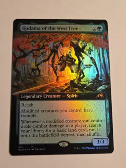 Kodama of the West Tree (Extended Art) FOIL X1 NEO MTG Kamigawa: Neon Dynasty - Image 1
