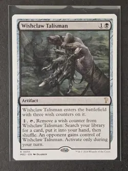 MTG Wishclaw Talisman (White Border) R 0051 Non-foil Mystery Booster 2 - Image 1