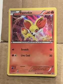 Pokemon Fennekin XY02 - Holo Promo - Black Star Promo - Image 1