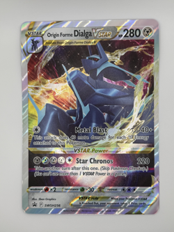 Pokemon TCG - Origin Forme Dialga VSTAR - SWSH256 Sword & Shield JUMBO Promo NM - Image 1