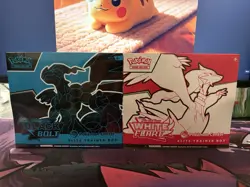 Black Bolt & White Flare Pokemon Center Elite Trainer Box Set Sealed - Image 1
