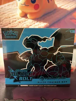 Black Bolt & White Flare Pokemon Center Elite Trainer Box Set Sealed - Image 5