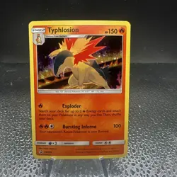 Pokemon TCG - Typhlosion SM185 - Black Star Promo - Vintage Holo Rare *NM/M - Image 1
