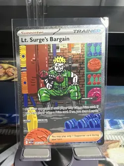 Pokemon TCG: Lt. Surge's Bargain - Mega Evolution - 185/132 - NM - Image 1