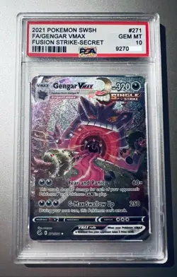 PSA 10 - Gengar VMAX (Secret Rare #271/264) - Pokemon SWSH Fusion Strike - Image 1