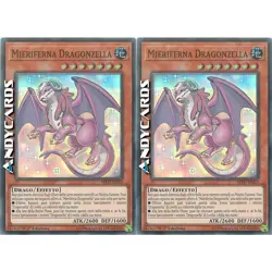 2x MIERIFERNA DRAGONZELLA (Dragonmaid Ernus) Super R • MYFI IT015 • 1Ed • YUGIOH - Image 1