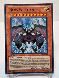 Neos Wiseman LCGX-EN040 Ultra Rare 1st Edition Yugioh *13 PHOTOS* 4694 - Image 1