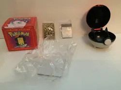 1999 Pokemon Jigglypuff 23K Gold Plated Trading Card and Ball - Image 1