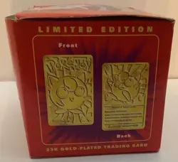 1999 Pokemon Jigglypuff 23K Gold Plated Trading Card and Ball - Image 5