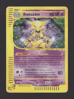 Alakazam Holo Expedition Base Set 1/165 ENG - Pokemon Card Rare Holo - Image 1