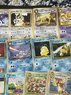 Vintage Japanese Pokemon Card Lot- Rares, no rarity errors, great condition - Image 2