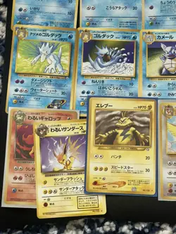 Vintage Japanese Pokemon Card Lot- Rares, no rarity errors, great condition - Image 4