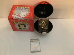 Pokemon MEWTWO 23k Gold Plated Trading Card 1999 red - Image 1