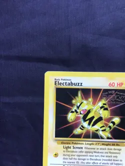 Pokemon Cards: Wizards Black Star Promo: Electabuzz 2 - Image 2