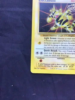 Pokemon Cards: Wizards Black Star Promo: Electabuzz 2 - Image 5
