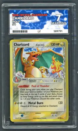 Pokemon Cards - ACE 7 Charizard 4/100 - Crystal Guardians - Near Mint - PSA BGS - Image 1