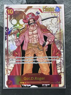 One Piece Card Game Gol.D.Roger OP09-118 SEC Alternate Art NM - Image 1