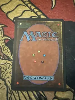 Mtg Magic Ice Age Ray If Command Misprint Error Back Missing Ink Card - Image 2