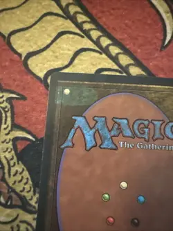 Mtg Magic Ice Age Ray If Command Misprint Error Back Missing Ink Card - Image 3