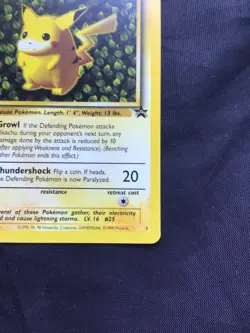Pokemon Cards: Wizards Black Star Promo: Pikachu 1 - Image 4