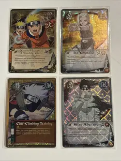 Lot #3 Naruto Collective Card Game Cards LP/NM Foil Cards - Image 1