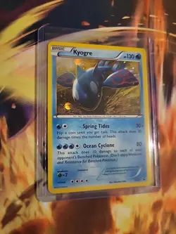 Pokemon Kyogre Holo XY51 Black Star Promo - XY Promos - LP 2015 Rare Card - Image 2