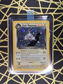 🔥 Dark Magneton 11/82 🔥 Original Holo Rare Team Rocket Set Pokemon Card WOTC - Image 2