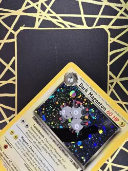 🔥 Dark Magneton 11/82 🔥 Original Holo Rare Team Rocket Set Pokemon Card WOTC - Image 5