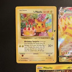 Pokemon TCG Pikachu Lot 1 (5 Cards Total) - Image 2