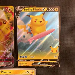 Pokemon TCG Pikachu Lot 1 (5 Cards Total) - Image 4