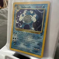 Poliwrath Base Set 2 Holo Rare Pokemon TCG Card 15/130 Unlimited Edition LP - Image 2
