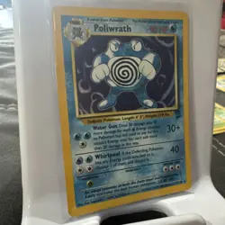 Poliwrath Base Set 2 Holo Rare Pokemon TCG Card 15/130 Unlimited Edition LP - Image 3