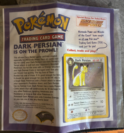 DARK PERSIAN #17 HOLO Nintendo Power Pokemon Card Promo SEALED - Image 1