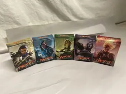 Lot of 5 decks of magic the gathering cards! New - Image 1