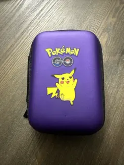 Pokemon Card Storage Box Carry Case Purple - Image 1