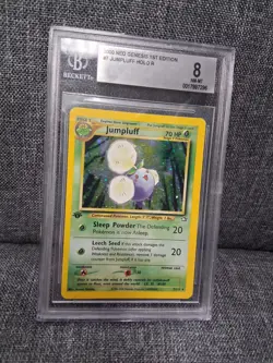 Jumpluff 2000 Neo Genesis 1st Edition 7 Holo 7/111 Becket BGS 8 Pokemon Card - Image 1