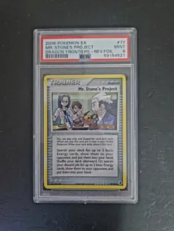 Pokemon Cards: EX Dragon Frontiers Reverse Holo: Mr. Stone's Project 77/101 - Image 1