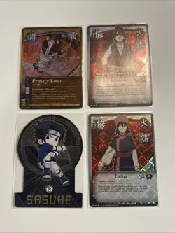 Lot #2 Naruto Collective Card Game Cards LP/NM Foil Cards - Image 1
