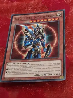 CARD CARTE YU-GI-OH! BLACK LUSTER SOLDIER-ENVOY OF THE BEGINNING - Image 1