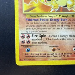 FREE SHIPPING Charizard 3/110 Legendary Collection 2002 Non-Holo Card - Image 5
