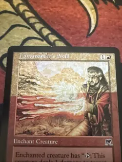 Mtg Magic Onslaught Lavamancer’s Skill Missing Ink Misprint Error Card - Image 2