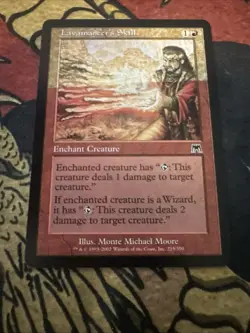 Mtg Magic Onslaught Lavamancer’s Skill Missing Ink Misprint Error Card - Image 3