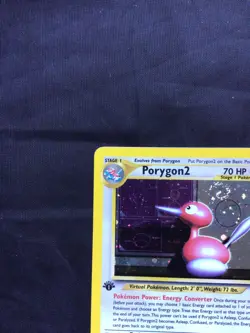 Pokemon Cards: Neo Revelation 1st Edition Rare Holo: Porygon2 11/64 - Image 3