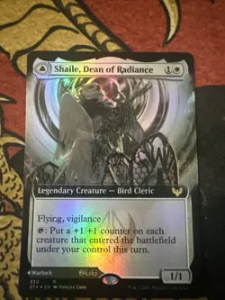 Mtg Magic Foil Full Art Strixhaven Shaile / Embrose Misprint Error Card - Image 1