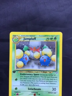 Pokemon Cards: Neo Revelation 1st Edition Rare Holo: Jumpluff 9/64 - Image 2