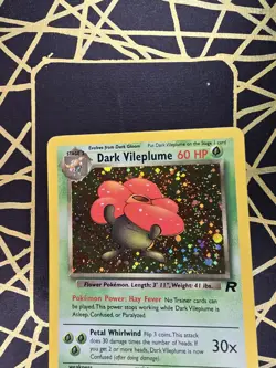 🔥 Dark Vileplume 13/82 🔥 Original Holo Rare Team Rocket Set Pokemon Card WOTC - Image 4