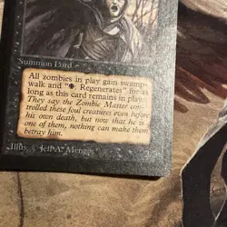 Zombie Master X1 Mtg Beta Lp+/Nm- - Image 2