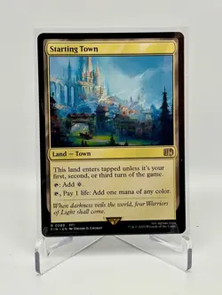 MTG, Starting Town, R, Final Fantasy, FIN, NM/MINT, 0289 - Image 1